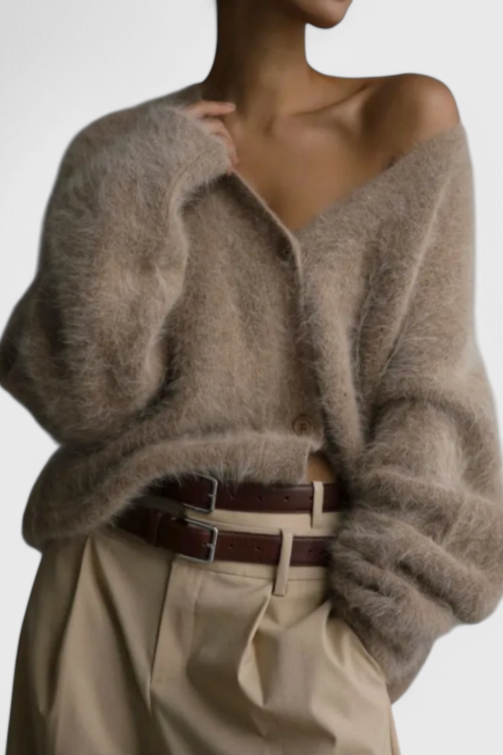 Daniela | Cardigan de Mezcla de Cachemira Suave