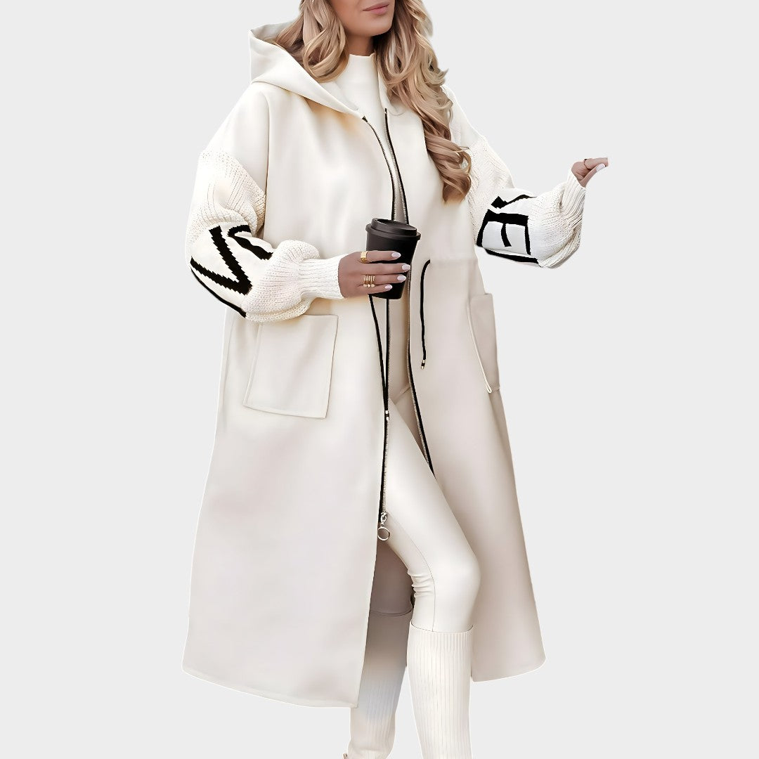 El Rosana™ | Abrigo-cárdigan elegante con capucha