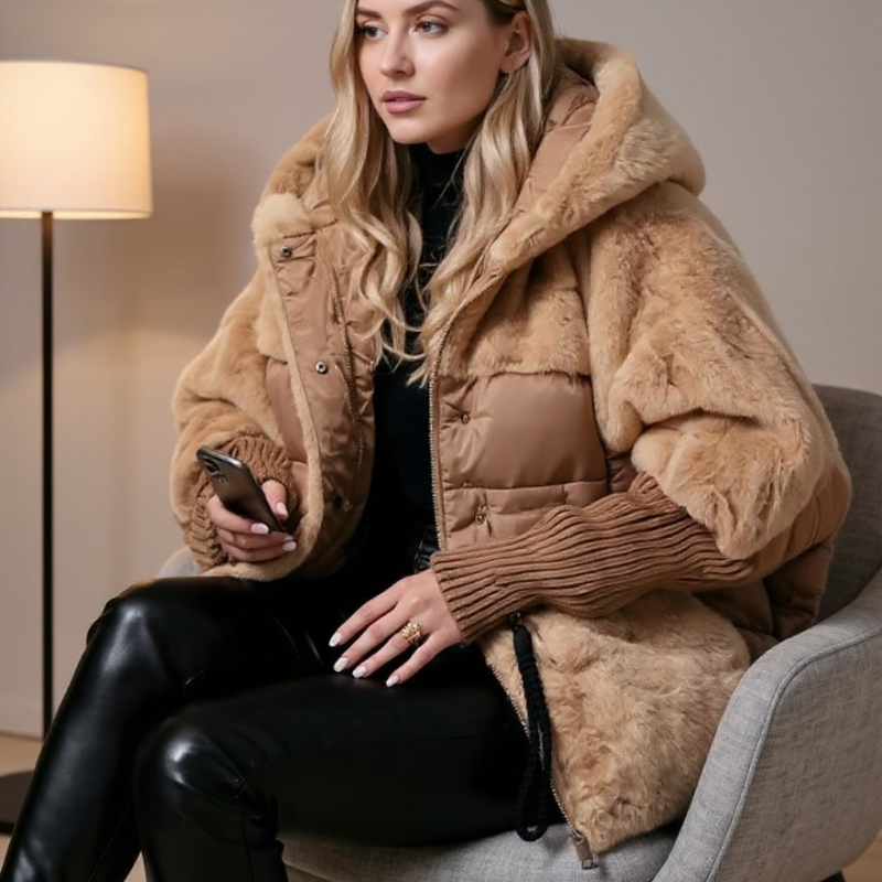 SABINE – Parka de diseño único con detalles elegantes