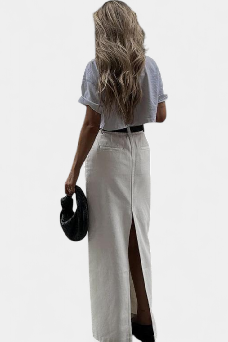 Yenifer Falda Maxi con Abertura Parisina