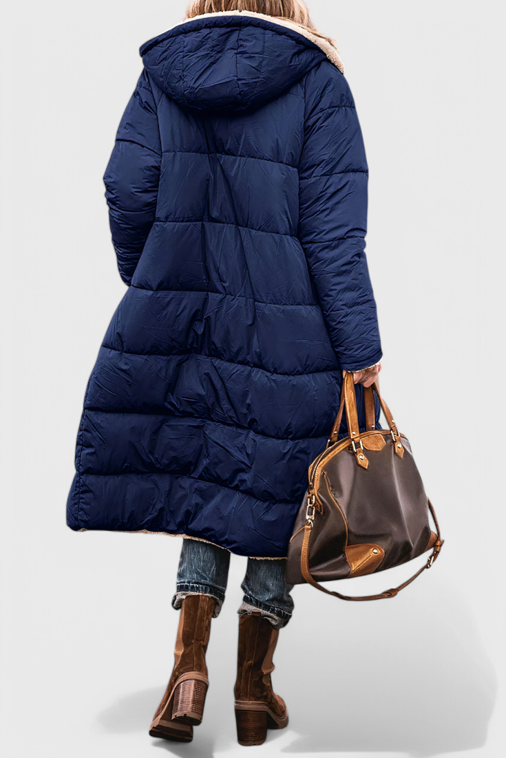 Blanca | Diaria Parka Suave y Acolchada para Comodidad