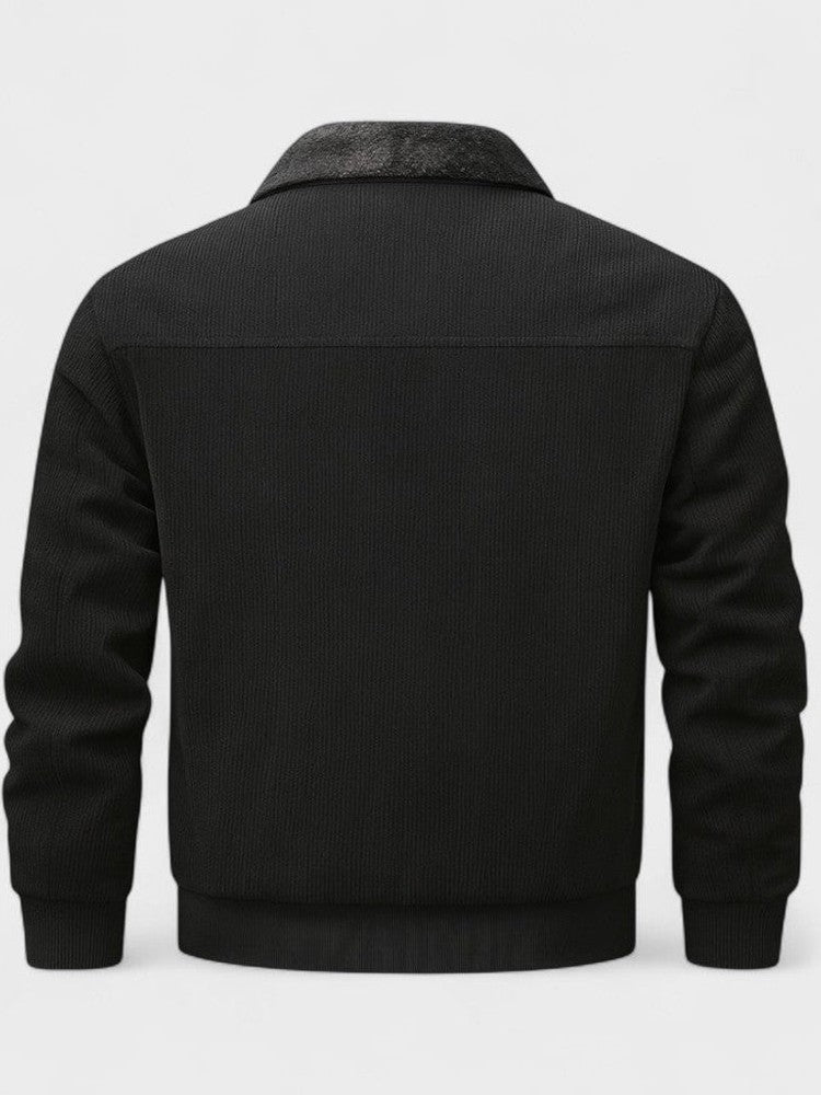 Norbert™ | Chaqueta bomber con cuello de felpa sintética
