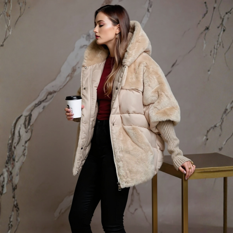 SABINE – Parka de diseño único con detalles elegantes