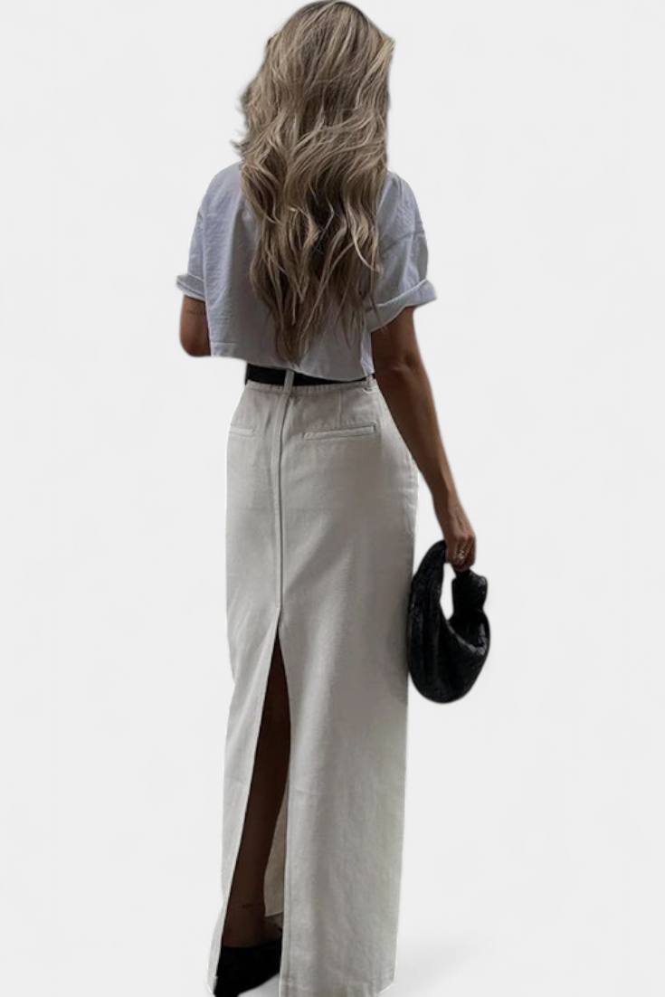 Yenifer Falda Maxi con Abertura Parisina